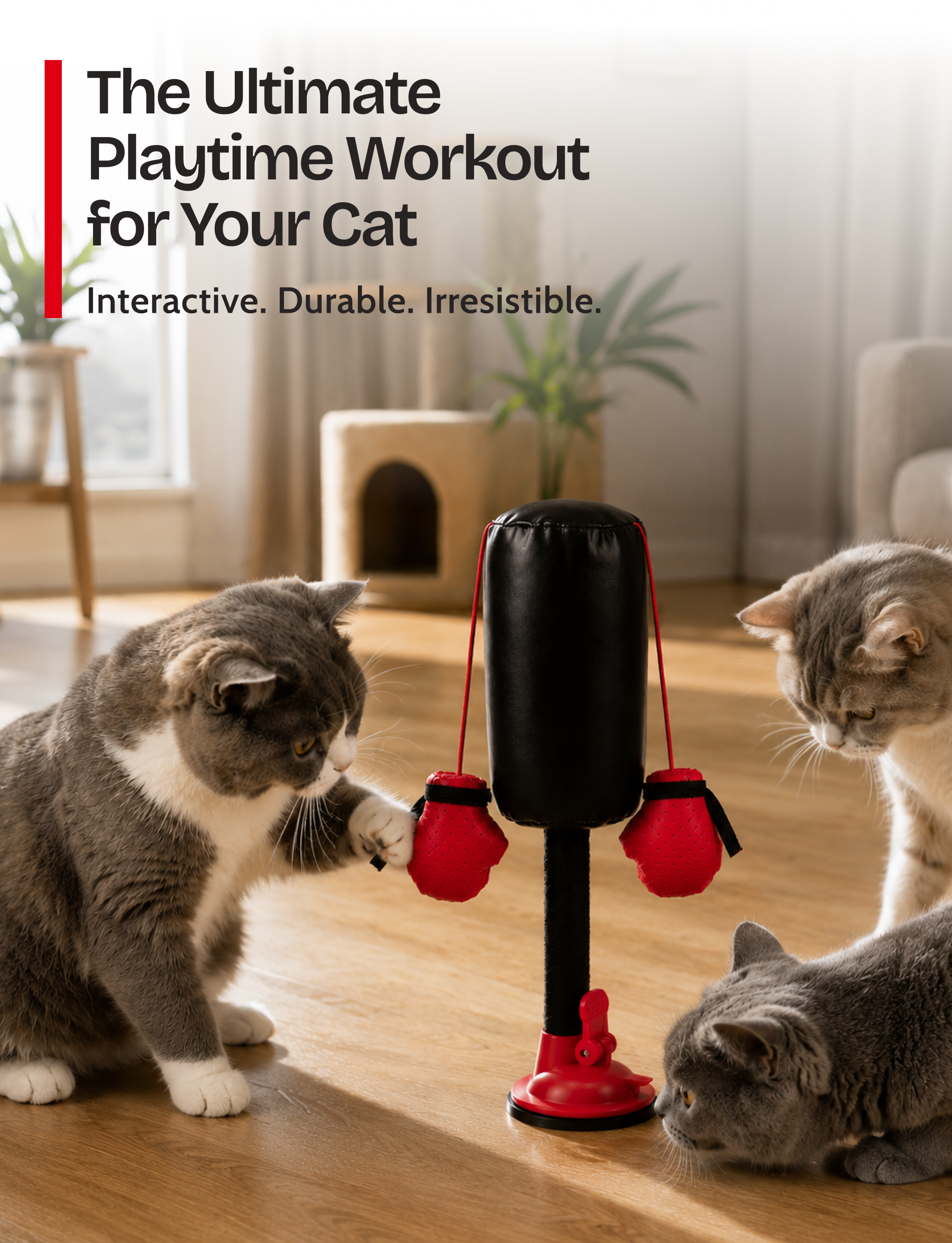 Pawsome™ Punch & Play Interactive Cat Toy