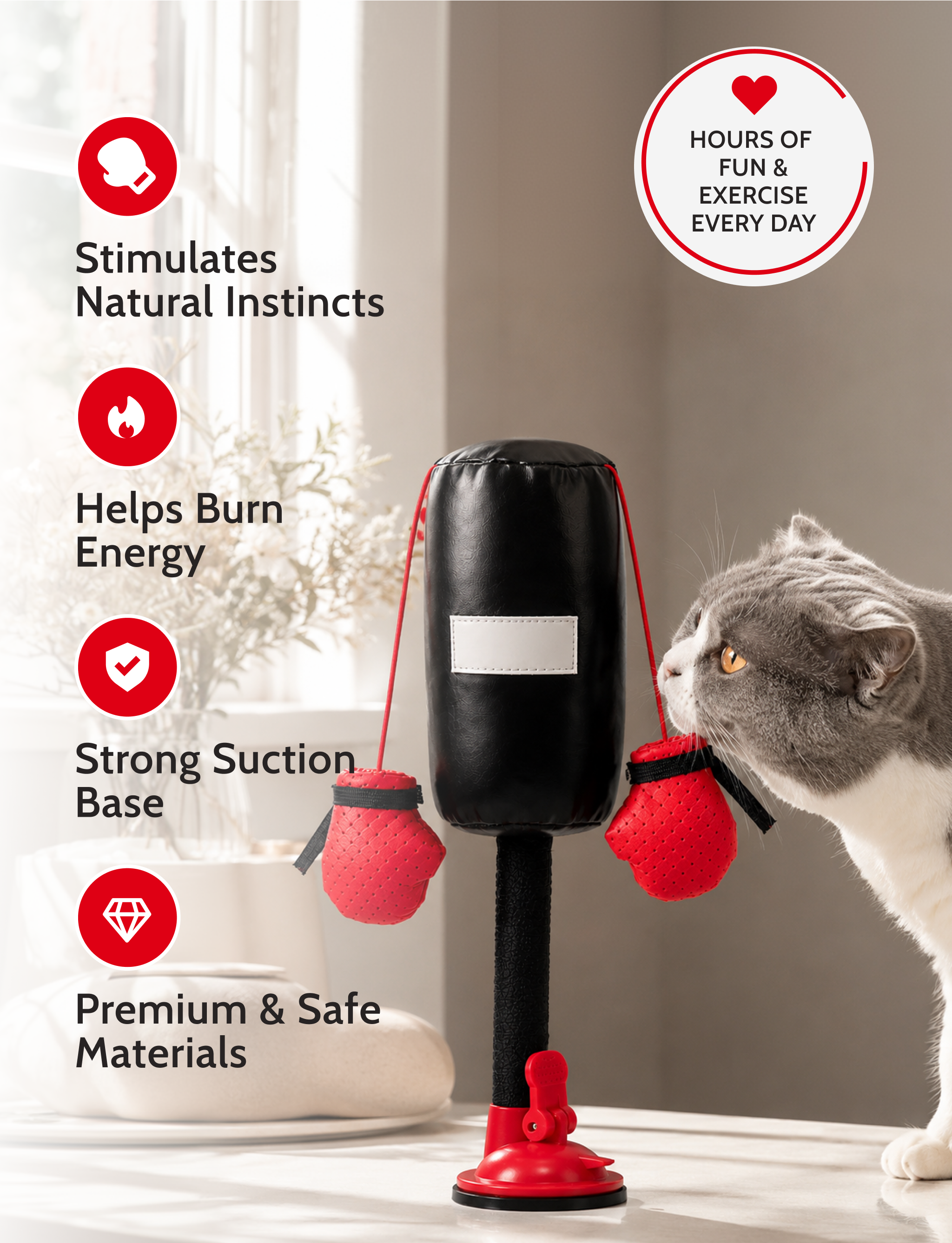 Pawsome™ Punch & Play Interactive Cat Toy