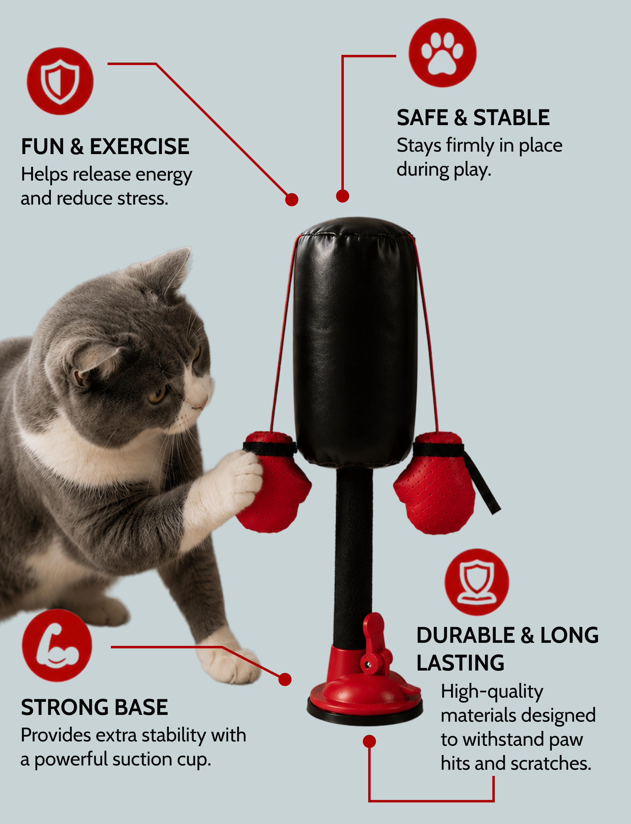 Pawsome™ Punch & Play Interactive Cat Toy