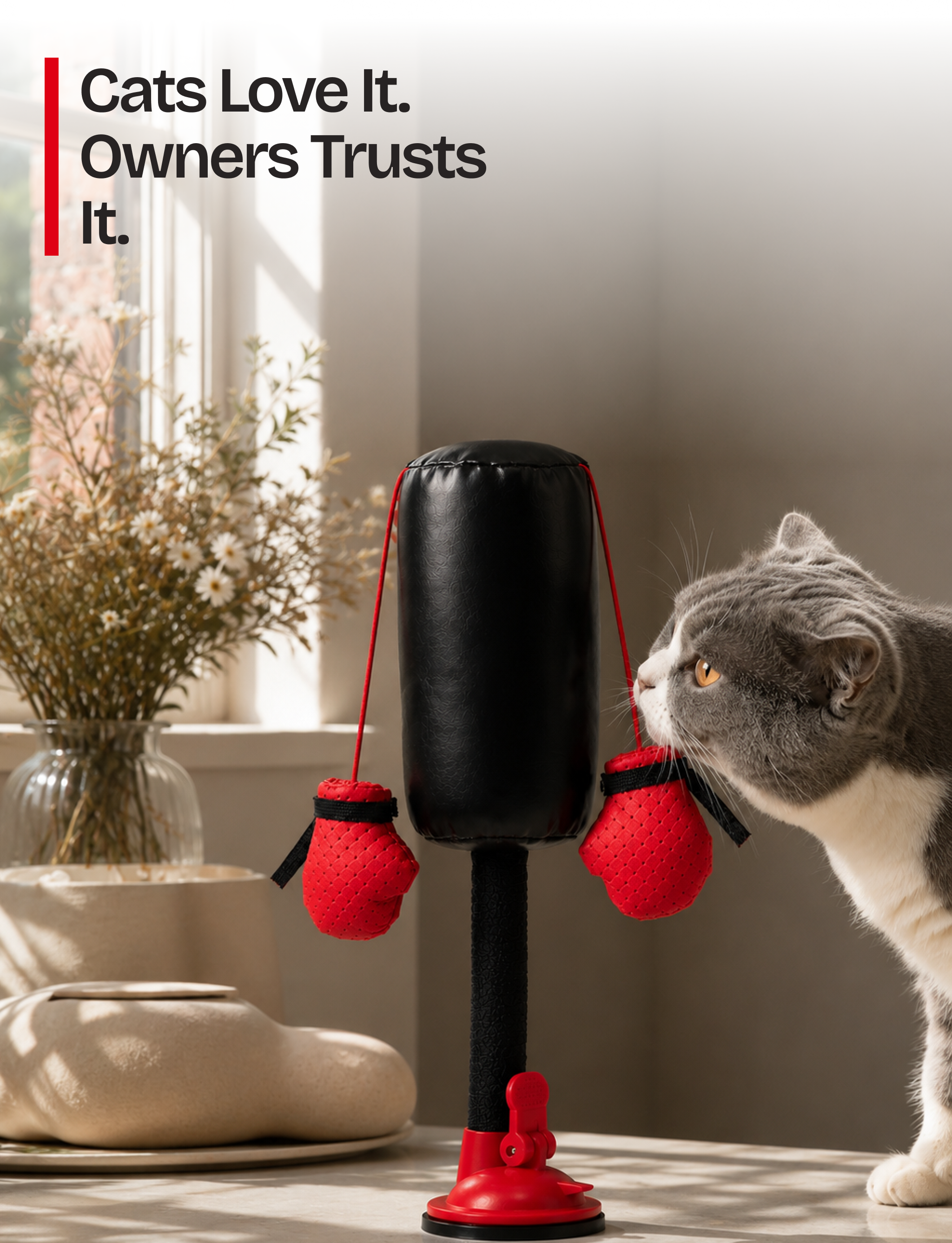 Pawsome™ Punch & Play Interactive Cat Toy