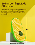 Avocado Cat Grooming & Scratching Toy