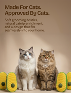 Avocado Cat Grooming & Scratching Toy