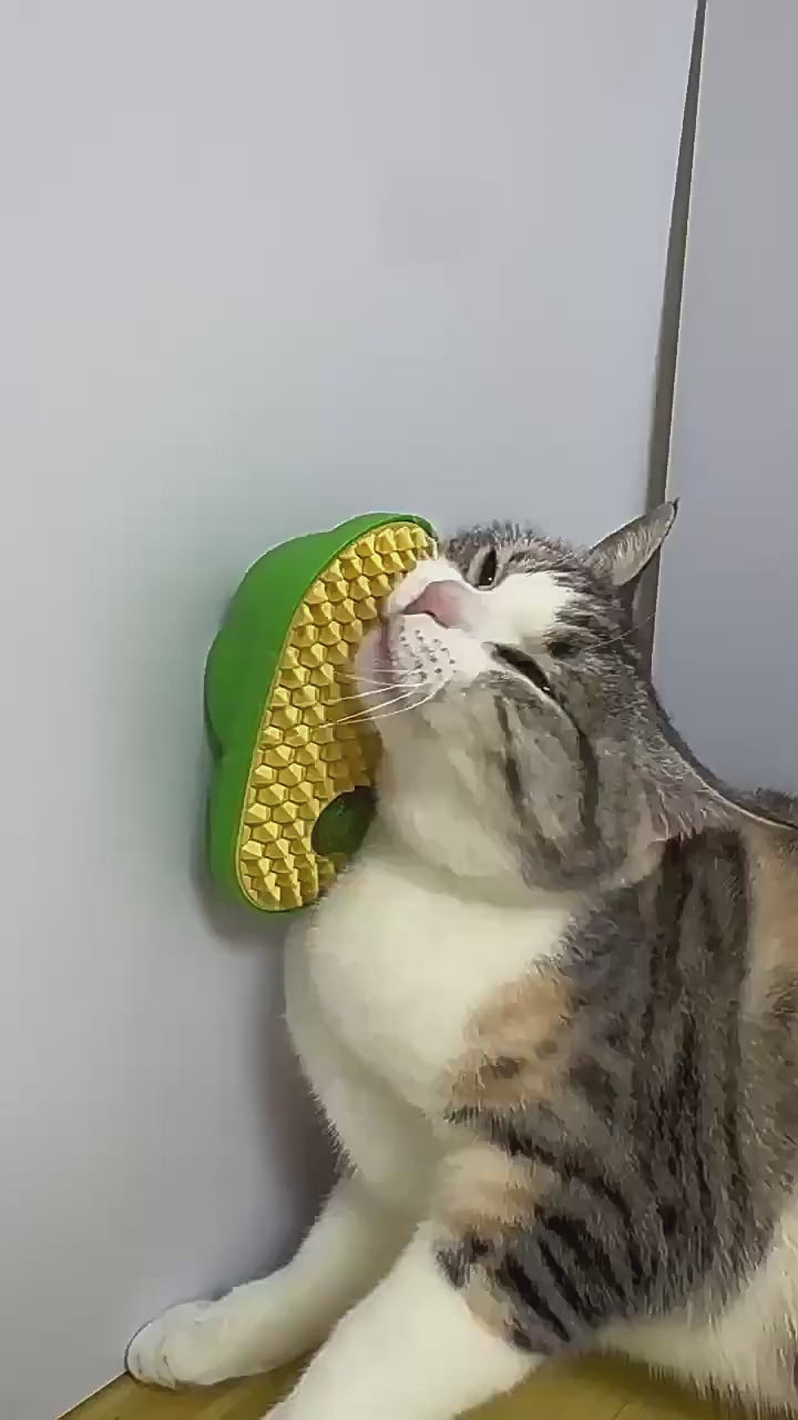Avocado Cat Grooming & Scratching Toy
